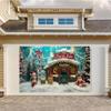 8x6ft Christmas Photography Background North Pole Candy House Backdrop Christmas Party Banner Children Winter Outdoor Photo Studio view 3