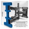 LHXEQJAM 37-80 Inch 6 Arm Plasma TV Wall Mount Full Motion Tilt Bracket Frame Swivel Bracket for TV Storage Box DYQ8 view 3