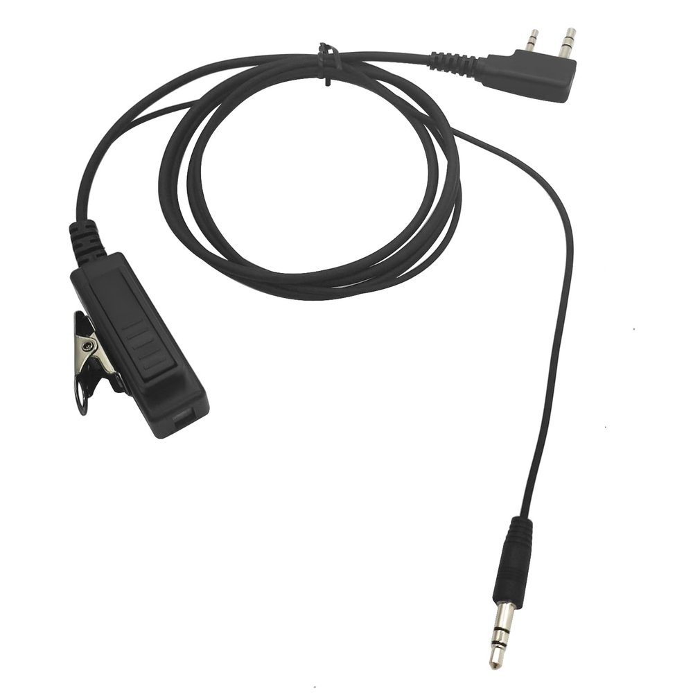 2-Pin 3.5mm Audio Walkie Talkies Headset Adapter Cable Compatible with Baofeng Ham Radio UV-5R BF-F8HP PRO 5RM UV-32 UV-5G Plus GM-21 Quangsheng UV-K5 8 UV-K6 K5PLUS,with 3.5 mm Audio Input Interface