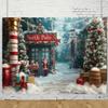 10x8ft Christmas Photography Backgrounds North Pole Candy Land Girl Portrait Backdrop Shop Children Winter Outdoor New Year's Eve Party Supplies view 2