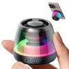 heetipuk Bluetooth Speaker, Teen Gift Ideas, Loudspeaker with Bass Diaphragm, 5W Internal-Magnet Speaker, 7H Playtime,TWS, RGB Light, TF Card Slot view 1