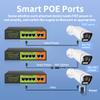 SICSOLINK Gigabit 6 Ports PoE+ Switch (4 PoE+ Ports, 2 Uplink), 802.3af/at, 65W Total Power, 1000Mbps, Unmanaged, Fanless, Metal Case, Suitable for IP Cameras & Networking Devices view 4