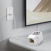 ZoeRax Ethernet Wall Plate Outlet, Single Gang Matte Keystone Wall Plate with RJ45 Keystone Coupler, White (2-Pack) view 2