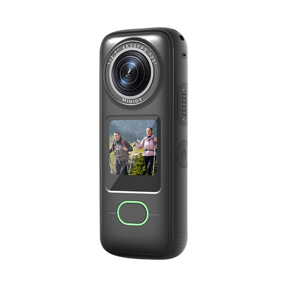 Andoer 4K Action Camera WiFi Sports Camera 150Wide Angle Lens 1.4 Inch Touch Control Screen Anti-Shake IPX6 Waterproof for Outdoor Sports Diving Surfing Skiing Cycling