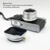 52mm Metal Lens Hood, Reduces Reflections, Blocks Unwanted Light, Lens with Matte Finish, Aluminum Alloy Bayonet, for 52mm Camera view 2