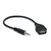 JIAXUE USB to 3.5mm Adapter AUX to USB Adapter Music Car Stereo Male Plug to USB Female Cord Converter view 1