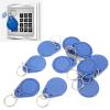 10pcs 125KHZ ID Key Fob Card, ABS Access Control Keyfob, Door Entry Key Fob for House Home Dormitory Door view 4