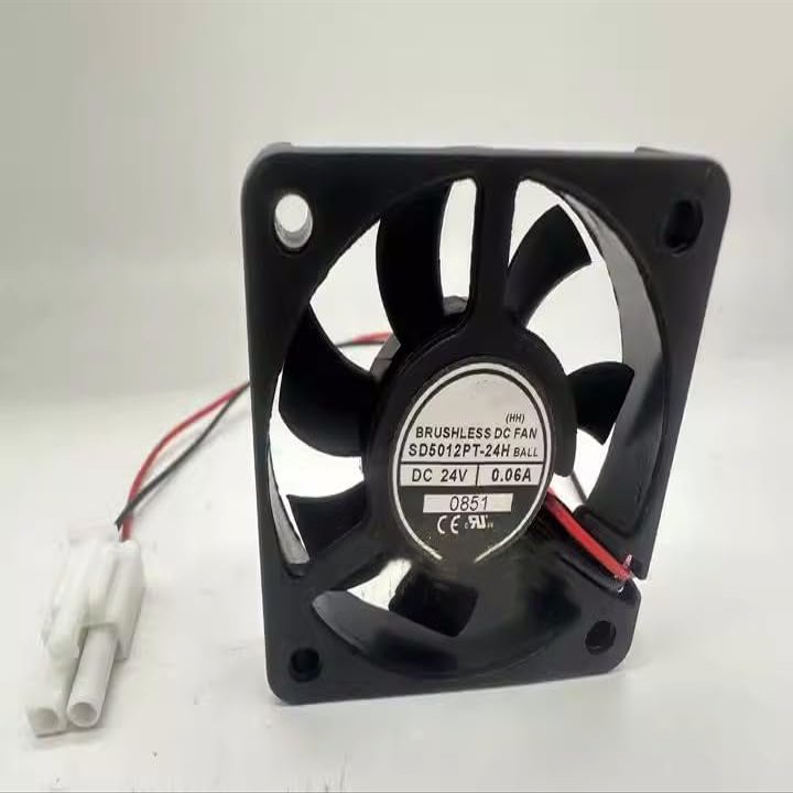 CAXFRTE for SD5012PT-24H Elevator Control Cabinet Frequency Converter Cooling Fan 24V 0.06A, black
