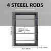 THUNDERBAY Wire Spool Rack Cold-Rolled Steel Wire/Cable Dispenser with 4 Adjustable Rods - Superior Strength Wall Mounted Spool Storage Rack Wire Holder for Electrical, Industrial & Retail Use view 3