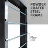 THUNDERBAY Wire Spool Rack Cold-Rolled Steel Wire/Cable Dispenser with 4 Adjustable Rods - Superior Strength Wall Mounted Spool Storage Rack Wire Holder for Electrical, Industrial & Retail Use view 4
