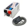 3000W Inverter Charger, 12V DC to 110V AC Inverter Pure Sine Wave Power Charger with LCD Remote Panel  Wired Remote Control 5m, for RV, Home, Boat view 4