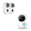 ZUMIMALL 360 Indoor Security Camera, 3MP Baby Monitor Camera, 24/7 Recording Wired Security Camera, Security Cameras Wireless Outdoor with Magnetic Mount view 1