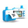 Andoer Kids Instant Print Camera Kids Camera 1080P Digital Camera for Kids 2.36 Inch IPS Screen Dual Lens with Thermal Printing Paper Neck Strap Birthday Festival Gift for Children Boys Girls, Blue view 1