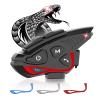 Moman Motorcycle Intercom Headset, CP-S 8 Riders 2000M Group Helmet Communication System, Universal Pairing with HiFi Noise Cancellation Music Share FM Radio Helmet Group Communicator for Motorbike view 1