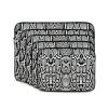 Black White Snake Skin Print Stylish Laptop Bag Laptop Slim and Lightweight Carry Laptop Bag for Men and Women view 2