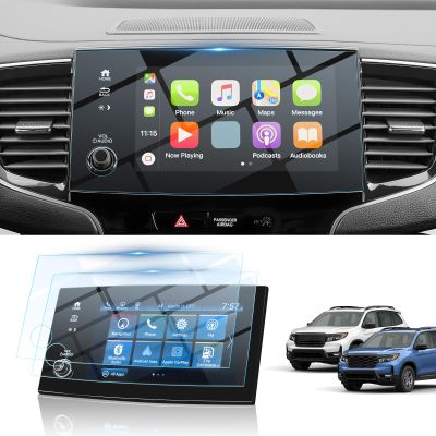 BIBIBO 2Pcs for 2024 2025 Honda Passport Screen Protector 2019-2025 Honda Passport (EX-L/TrailSport/Elite/Touring) 8" Tempered Glass [Anti Glare& Scratch Ultra-Clear] 2019-2025 Honda Passport Accessories