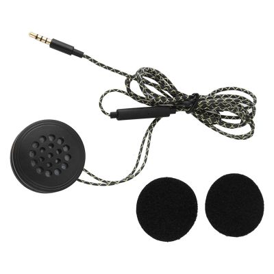 CFTGIW Motorcycle Helmet Headset, Outdoor Headset, Headphone Speakers Support No Hands Calling, 1.2m Headphones Cable Helmet Music Headset