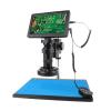 LIUZHENZHEN HD 1080P Video Microscope with 7 inch LCD Monitor 130X Lens Electronic USB Digital Microscope Camera for Mobile Phone Repair(USB LED) view 2