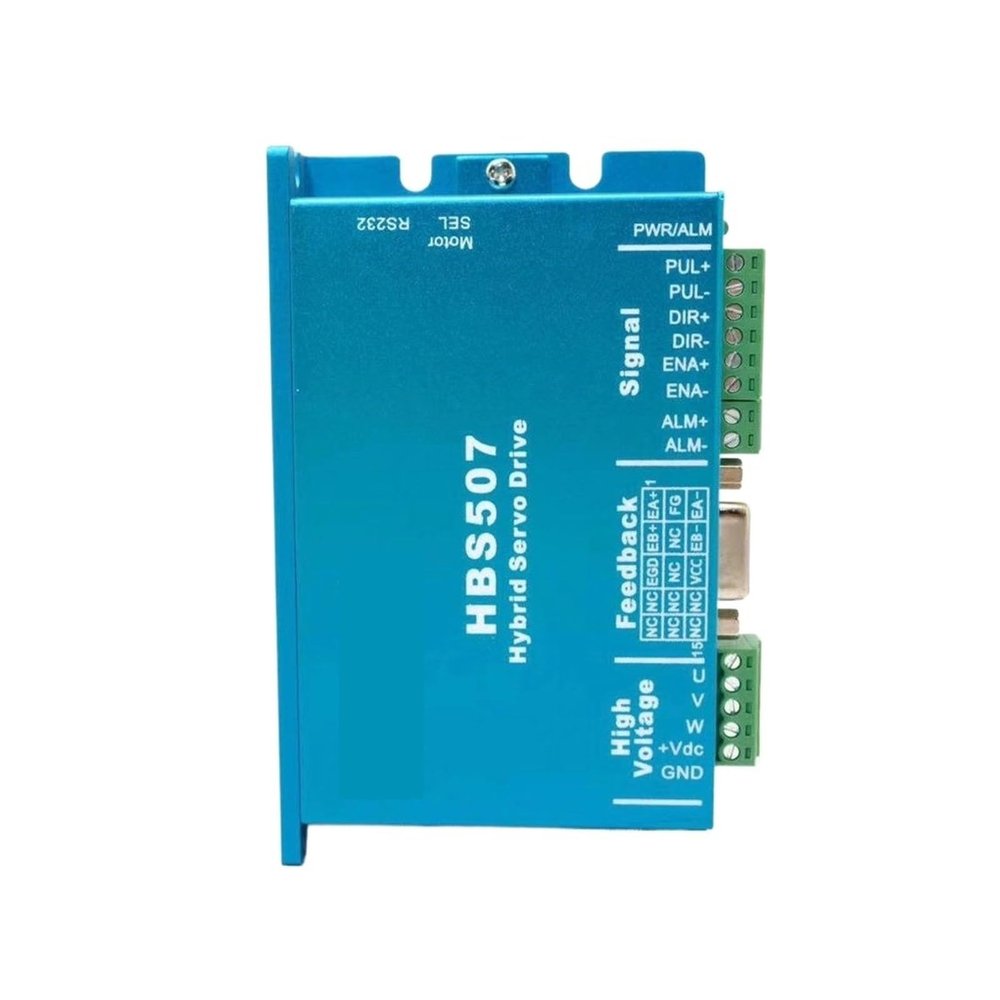 Huayong Motor Driver HBS507 ES-D508 CNC DSP Closed-Loop Stepper Motor Driver Easy Servo Drive 7A 18~50VDC Matching 57mm NEMA23