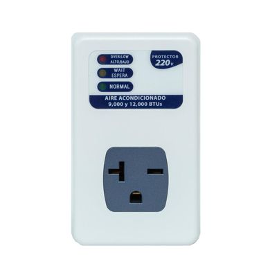 Electronic Voltage Protector(Surge Protector) Household Appliance Voltage Protection OverVoltage and UnderVoltage Protection Socket Surge Protector for Refrigerator E39-220V