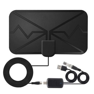 Yaoliucp TV Digital Antenna HDTV Indoor DVB-T Amplified Antennas Arial Freeview for Local Channels Black, Digital Antenna HDTV, Standard