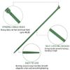 1000pcs Christmas Zip Ties,4+6+8+10+12Inches Heavy Duty Self Locking Nylon Cable Ties for Plants Gardening Farming Grid Wall Fence Home and Office, Decor Twist Tie Wraps for Christmas Tree Ornaments view 3