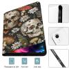 Amoewccr Skull Mushroom Floral Case for iPad iPad Mini 5/4/3/2/1(7.9- Inch) iPad Mini 6 (8.3-inch, 2021) with Pencil Holder, Protective Case with Soft TPU Back, Auto Sleep/Wake Cover view 3