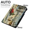 Amoewccr Snowmobile Racing Case for iPad iPad Mini 5/4/3/2/1(7.9- Inch) iPad Mini 6 (8.3-inch, 2021) with Pencil Holder, Protective Case with Soft TPU Back, Auto Sleep/Wake Cover view 2