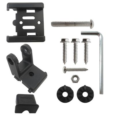 INGQI New 7400931 Transducer Bracket kit Replacement for Fish Finder Mount, for Models Helix 12 Chirp SI GPS, Helix 10 SI GPS, Black