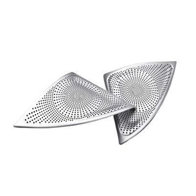 VNFEJEJR Fit for Mercedes Fit for Benz E Class W213 17-20 2X Alloy Front Door Speaker Panel Cover Trim Car Interior Accessories Car Interior Door Audio Speaker Cover
