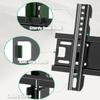 Alrhipvm Fixed TV Wall Mount for 14-43 Inches Flat Screen TVs, for Echo Show 15 Full Motion Monitor Wall Mount for 10-30 TVs view 4