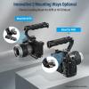 SIRUI Top Handle with Locating Mount for ARRI and NATO Mount, All-Aluminium Camera Cage Handle Grip with Cold Shoe with Safety Pin, Multiple Threaded Holes, AM-MTHA, Pack of 1 view 3