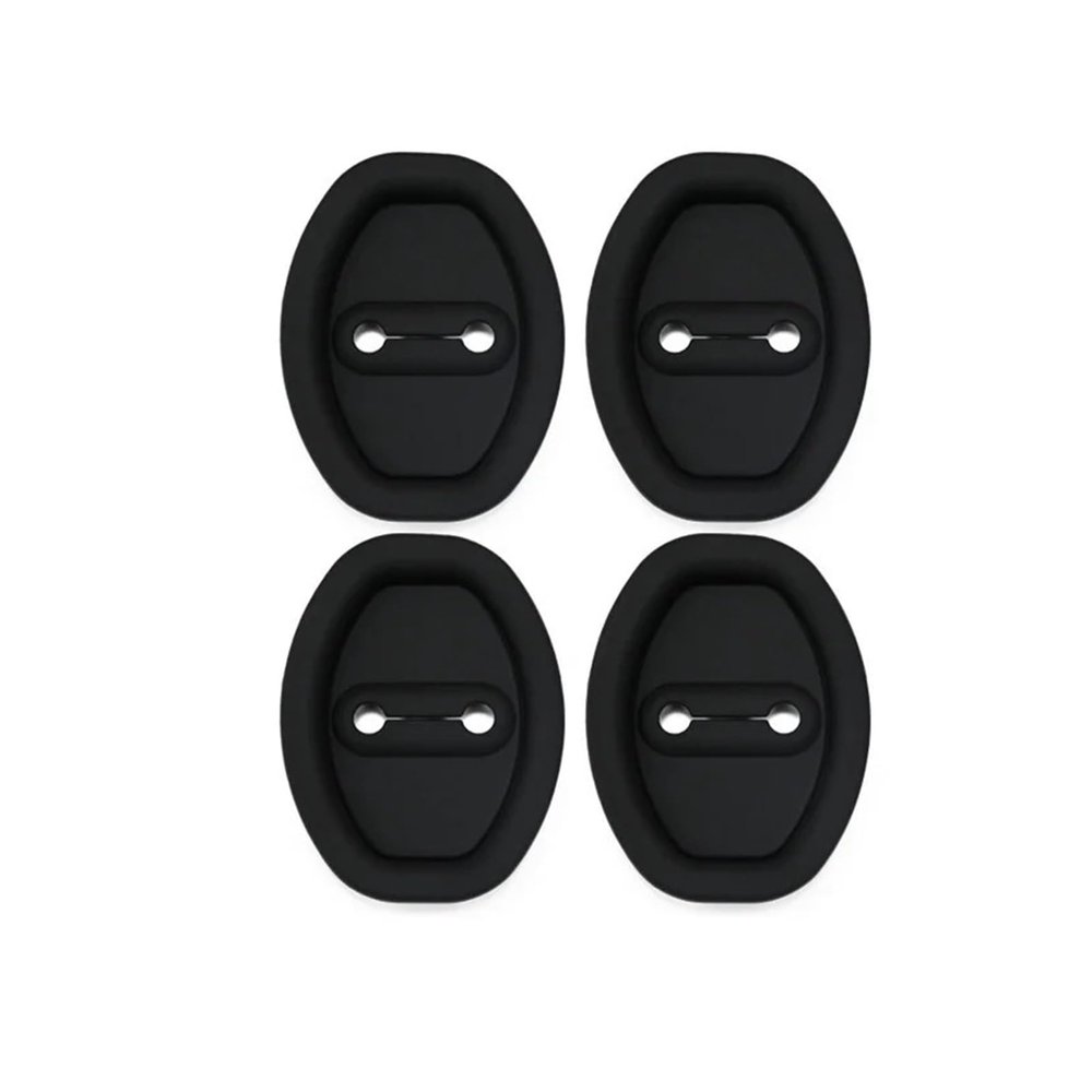 VNFEJEJR Car Door Shock Absorber Universal Flexible Door Lock Silicone Car Door Lock Latches Cover Sticker Accessories Door Audio Speaker Cover