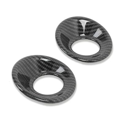 VNFEJEJR 2Pcs Car Accessories ABS Carbon Fiber Pattern Rear Door Loud Speaker Cover Trim Fit for CR-V 2017-2020 Door Audio Speaker Cover