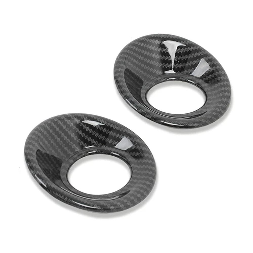 VNFEJEJR 2Pcs Car Accessories ABS Carbon Fiber Pattern Rear Door Loud Speaker Cover Trim Fit for CR-V 2017-2020 Door Audio Speaker Cover