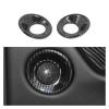VNFEJEJR 2Pcs Car Accessories ABS Carbon Fiber Pattern Rear Door Loud Speaker Cover Trim Fit for CR-V 2017-2020 Door Audio Speaker Cover view 2