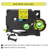 NineLeaf 10PK Compatible for Ptouch HSe-611 HSe611 HS-611 HS611 5.8mm 0.23 Black on Yellow Heat Shrink Tubes for PT-3600 PT-P750WVP PT-P900 PT-P900W Label Maker Tapes view 2