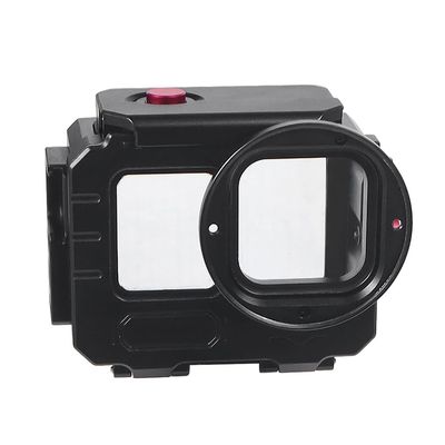 NovelGoal Aluminum Alloy 80 Meters Diving Waterproof Housing Case Underwater Vlog Shell Protective Frame Compatible with Gopro 12 11 10 9 Action Camera (Combo A,Standard)