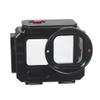 NovelGoal Aluminum Alloy 80 Meters Diving Waterproof Housing Case Underwater Vlog Shell Protective Frame Compatible with Gopro 12 11 10 9 Action Camera (Combo A,Standard) view 1