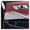 VNFEJEJR Fit for BMW 3 Series G20 2019-2023 Steel Speaker Trim Cover Car Door Speakers Stereo Decorate Cover Door Audio Speaker Cover(Door Speaker Silver) view 3