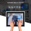 IRXSEE 12.1-Inch Industrial Embedded Panel PC, Ratio 4:3 Multi-Touchscreen-Monitor,Industrial Touch Screen Panel Computer,WiFi & Built-in Speakers,IP65 Front,Win 10 I5 RAM 4G+128G SSD view 2