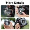 7artisans 35mm F1.4 Mark  Full Frame Manual Focus Prime Lens Large Aperture Compatible with Nikon Z-Mount Camera Z5 Z6 Z6II Z7 Z7II Z9(Titanium Gray) view 3