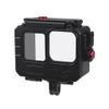NovelGoal Aluminum Alloy 80 Meters Diving Waterproof Housing Case Underwater Vlog Shell Protective Frame Compatible with Gopro 12 11 10 9 Action Camera (Combo B,Standard) view 1