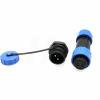 HangTon TY16 2 Pin 16A Power Electrical Connector, Threaded Panel Mount Female Socket, Male Cable Plug, Screw Terminal for Waterproof Quick Disconnect Outdoor Device Boat Marine view 2