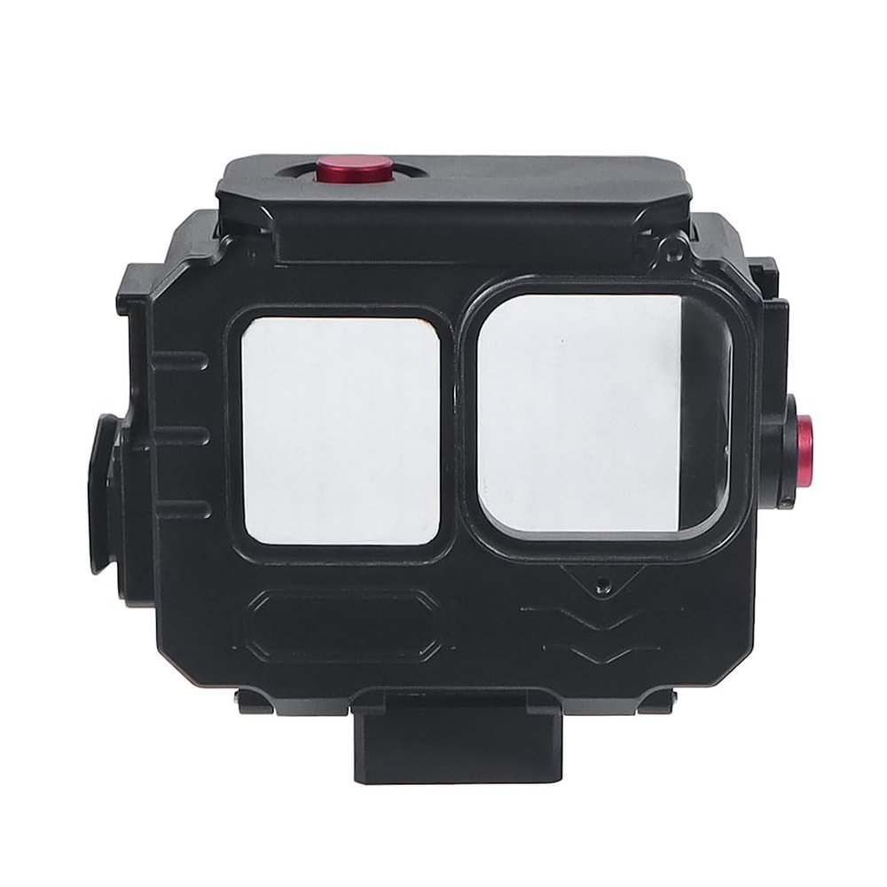 NovelGoal Aluminum Alloy 80 Meters Diving Waterproof Housing Case Underwater Vlog Shell Protective Frame Compatible with Gopro 13 12 11 10 9 Action Camera (Waterproof case only,Quick Install)