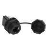 2 Pcs RJ45 Ethernet Cable Connector, IP67 Waterproof, Threaded Connection for LED Display, CCTV, Factory Automation view 3