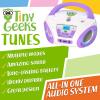 TinyGeeks Tunes Kids Boombox CD Player for Children + FM Radio + Includes Batteries + Purple Radio - CD Player Children with Speakers Children and Toddlers - Purple view 2