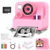 Yosfeng Instant Print Camera for Kids - Christmas Birthday Girls Gifts for Age 3 4 5 6 7 8 9 10 Year Old, 2.4 Inch Screen Kids Instant Camera, Kid Digital Video Cameras Toys with 32 GB SD Card view 1