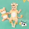 3/5 Pcs Baby Cotton Hat Romper Socks for for Pull Photography P view 2