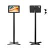 Beelta Tablet Kiosk Floor Stand, Anti-Theft, Rotate Lockable Metal Tablet Enclosure+Aluminum Pole+Metal Base, Compatible with 10.9" iPad 10th, Pro 11" 1 2 3 4, Air 4 5, Air 11"(M2/M3), iPad 11"(A16) view 1